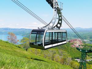 【有珠山ロープウェイ】2020年春に新しくなったスイス製のゴンドラ。