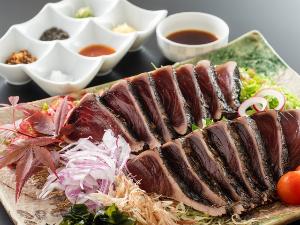 【旬彩物語／花野コース】鰹のタタキ7種味比べ付き♪四万十美鮮豚の焼きしゃぶにウツボの揚げ出汁など