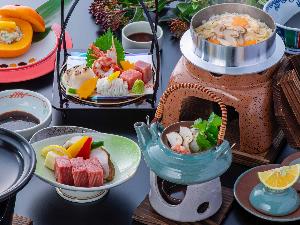 【秋の味覚コース】松茸・おおいた和牛・本マグロの贅沢なコースです。