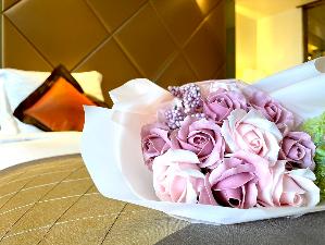 シャボンフラワーは石鹸でできたお花のため、香りが長続きします♪