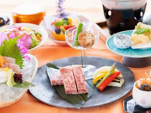 ★隠岐牛付き基本海鮮会席(一例)
