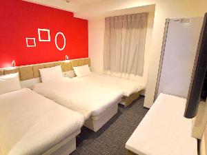 3名様まで宿泊可能なデラックスツイン