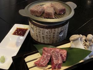 国産和牛の鉄板焼き