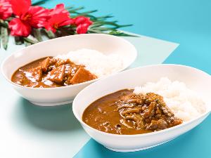 【日替わり：カレー】スパムやゴーヤといった沖縄らしい食材を使ったカレーを日替わりでご用意しました！