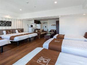 【プレミア館】６ベッド（ユニバーサルタイプ）47平米　※お部屋によって構造や設備が違います