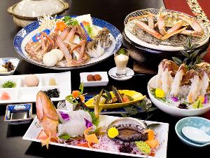 秋冬◆冬の味覚で至福のひとときを！活蟹会席　※写真の蟹は1匹分です<BR>