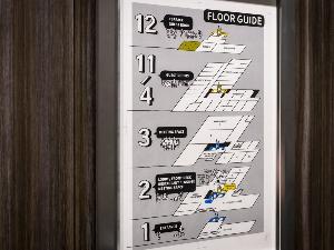 ◆エレベーター｜エレベーター内フロアマップ