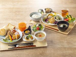 ◆朝食ビュッフェ｜素材の良さを生かした、温かく作りたてのご朝食お楽しみ下さい（盛り付け一例）
