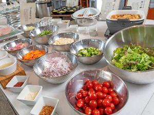 朝食ビュッフェ