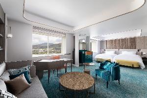 【ジュニアスイート平安京ビュー 2ダブルベッド】（約50平米／街側の眺望／全室禁煙）※画像は一例です