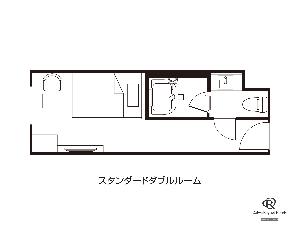スタンダードダブル間取り