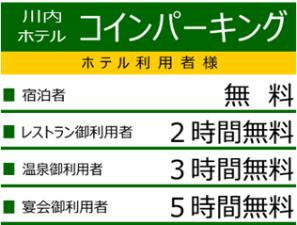 駐車場案内文
