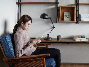 本の世界に没頭できる部屋　