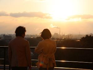 綺麗な夕陽をわんちゃんと眺めながら、ゆっくりとお過ごしください。