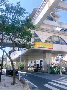 最寄りのモノレールは「美栄橋駅」