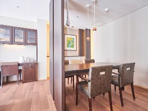 わんちゃんと一緒に、お部屋で食事ができます。