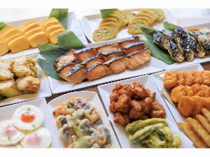 朝食は和・洋食の無料ビュッフェスタイルとなっております。