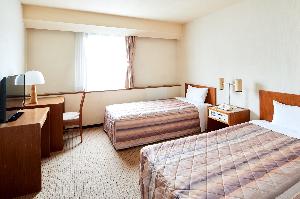 ゆったりとしたスタンダードツインはレジャーに最適。ご家族で、お友達同士で是非ご利用ください。