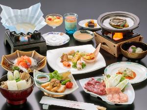 『鹿角うまいもんがいっぱい！』一例※2022/4/9～2022/11/10までのメニュー。※季節により献立は変更となります。