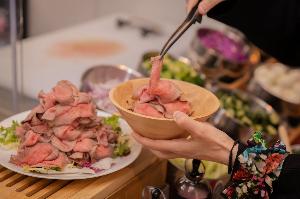 朝食バイキング