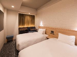 スタンダードツインのお部屋です。