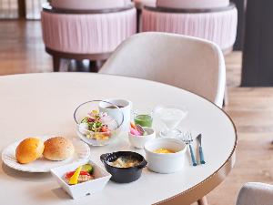 14階クラブラウンジ朝食