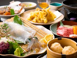 ◆イカ＆佐賀牛会席◆【2大佐賀名物】