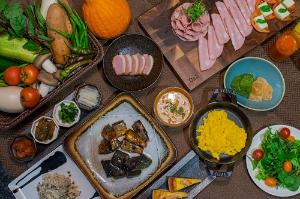 朝食バイキング（一例）