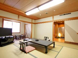 【禁煙】本館　最上階の広め和室[6+10畳]