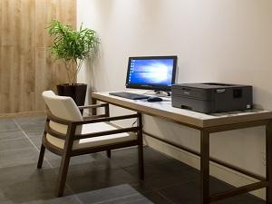 PC・プリンターサービス（4階）1回につき最大30分利用可能