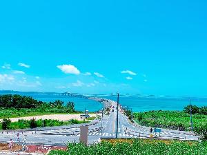 島風景　伊良部大橋