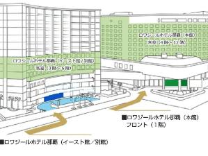 2館（本館・イースト館）位置関係