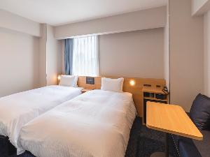 スタンダードツイン  18.7平米　110cm幅ベッド　50型インターネットテレビ　全館浄水システム採用　Wi-Fi＆有線LAN接続無料　加湿機能付空気清浄機