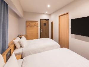 スーペリアツイン  18.7平米　110cm幅ベッド　50型インターネットテレビ　全館浄水システム採用　Wi-Fi＆有線LAN接続無料　加湿機能付空気清浄機