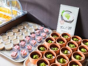 朝食デザートメニュー（一例）