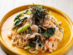 仙台朝市旬菜・旬魚パスタ（メニュー一例）