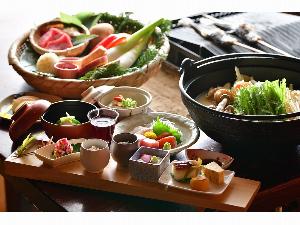 深山の囲炉裏会席　イメージ