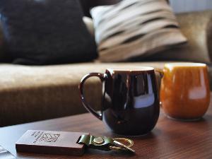 【特典】コーヒーチケット：散策セットの魔法瓶に入れて持ち出しも可能です。（フロントにて承ります）
