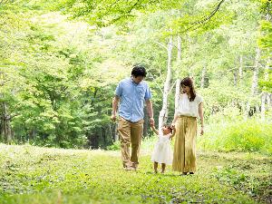 【岩手県民の森】ホテルから徒歩３分：展望台・夫婦桜や、お子様と楽しめる「森林ふれあい学習館」など