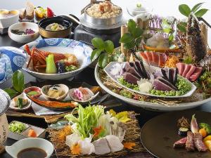 【旬彩物語／竜潮コース】幻の高級魚本クエや地物伊勢海老を食す冬の贅沢づくしコース！