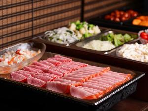 【朝食】おばんざいとハーフビュッフェ/ハム