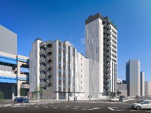 ホテル建物外観（2022年4月新築オープン）