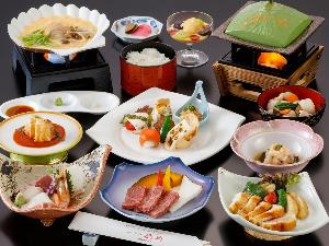 『来満さまコース』お料理一例※季節により献立は変更となります。