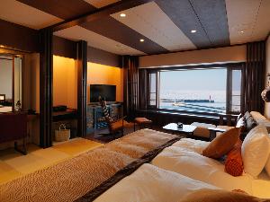 【客室】オホーツク倶楽部和モダンツイン一例