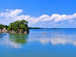【奥松島の海と空】冬でも暖かく「東北の伊豆」とも呼ばれる奥松島