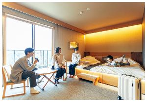 裸足になれる解放感が魅力的な和室スタイル。畳フロアがあり、赤ちゃんや小さなお子さまものんびり寛げます。