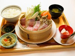 【お手軽】白身魚と野菜のセイロ蒸し定食