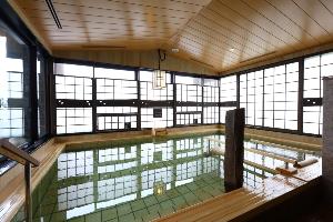 【天然温泉大浴場・男子】内風呂（湯温：40℃〜41℃）