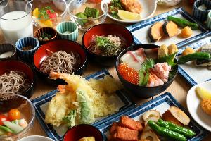 【朝食】味めぐり横丁〜ご当地一品と彩り朝食〜ブッフェ一例