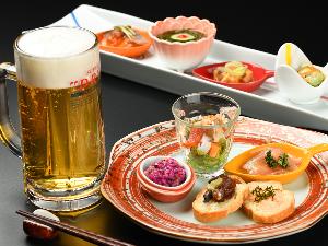 コース感覚ビュッフェ　前菜とビール